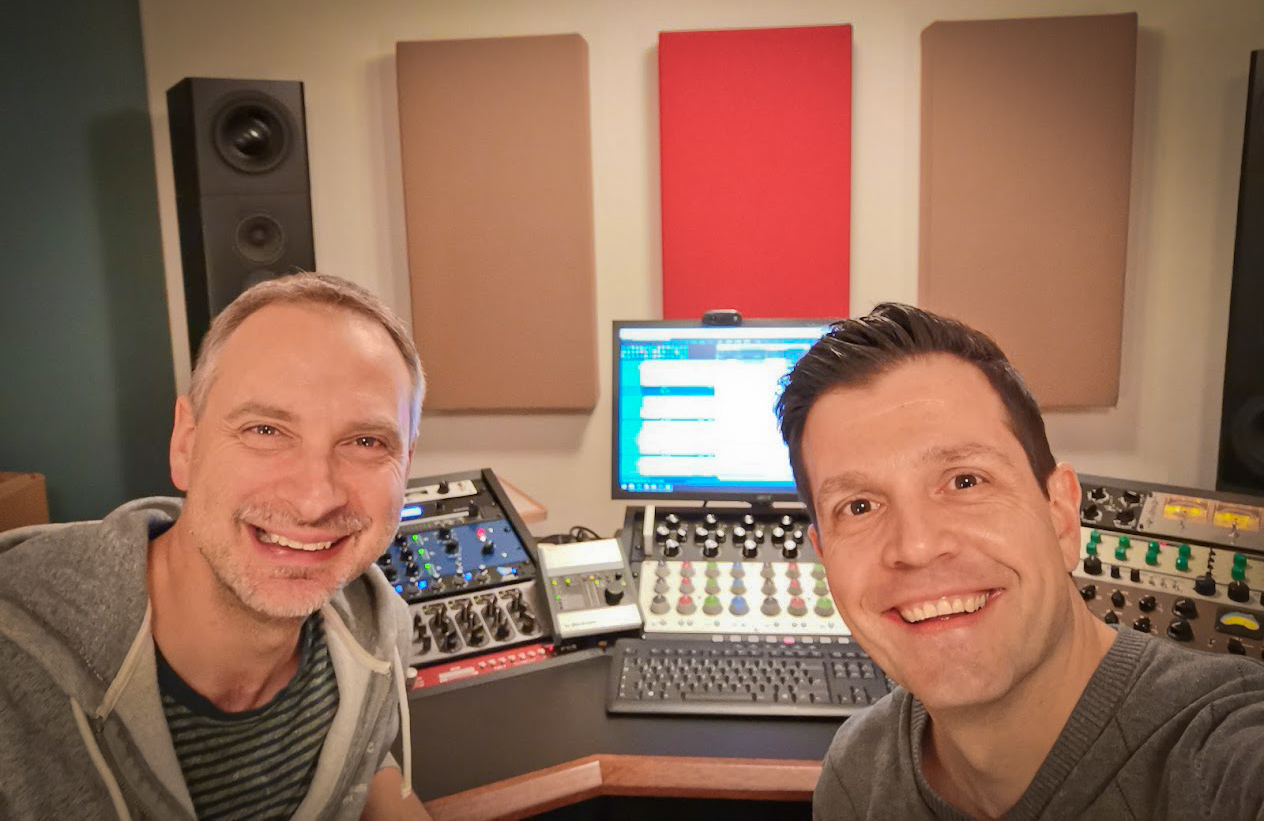 Stefan Stieber und Jan Ohlhorst im Studio